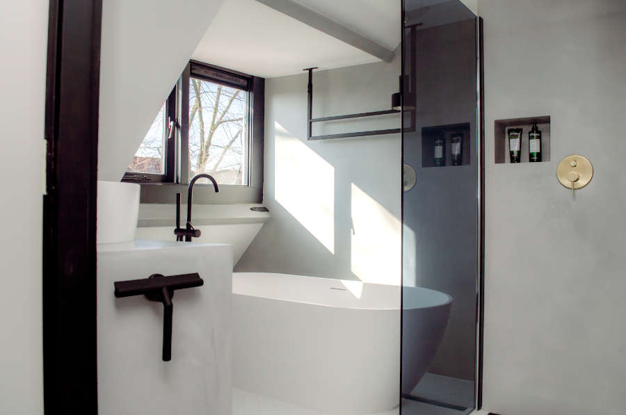 badkamer met beton cire